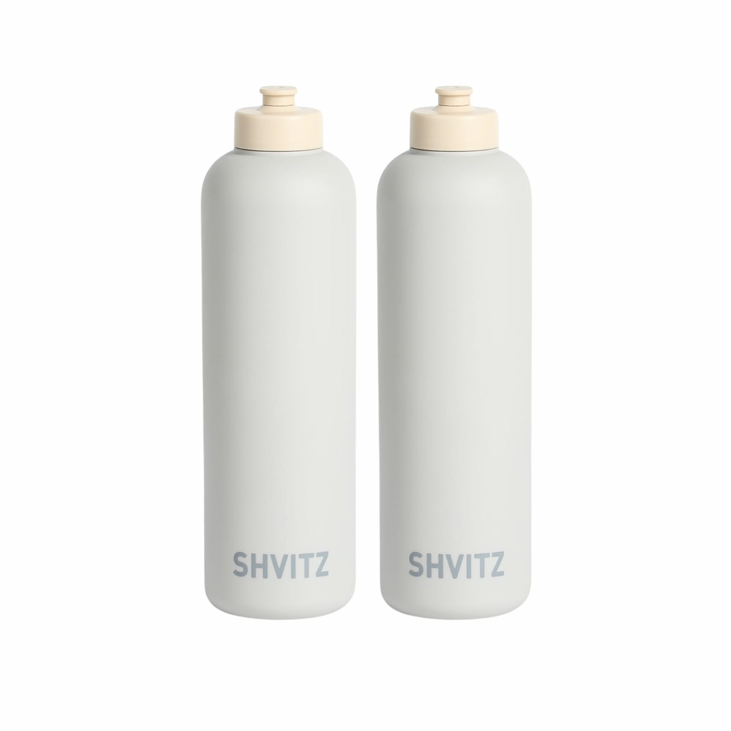 SHVITZ Sports Water Bottle | Cloud | 2 Pack