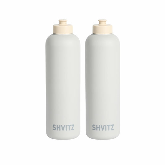 SHVITZ Sports Water Bottle | Cloud | 2 Pack